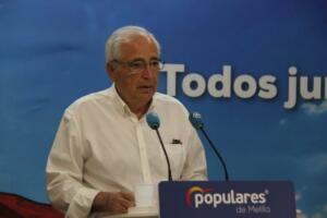 El portavoz de Coalición por Melilla (CPM), Hassan Mohatar