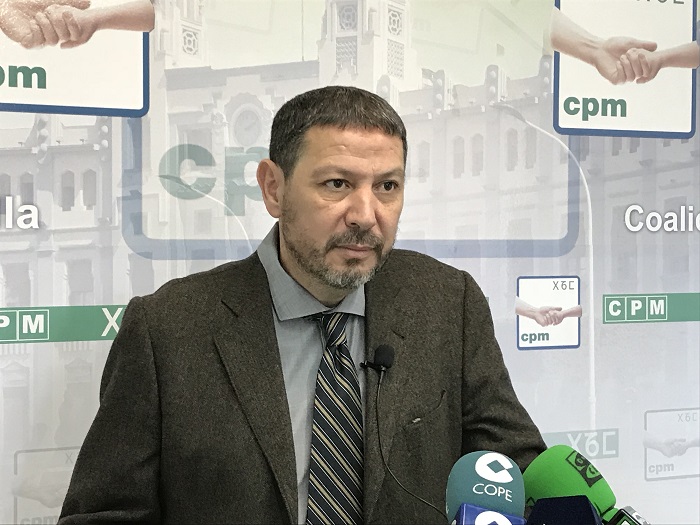 El presidente de Coalición por Melilla, Mustafa Aberchñan