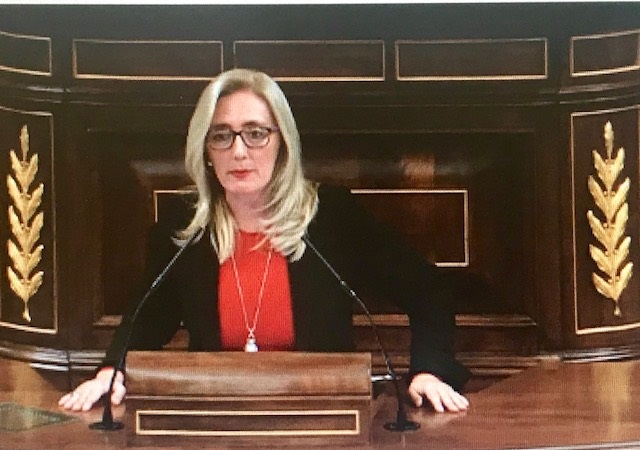 Mª Carmen Dueñas, portavoz de Igualdad del Grupo Parlamentario Popular en el Congreso
