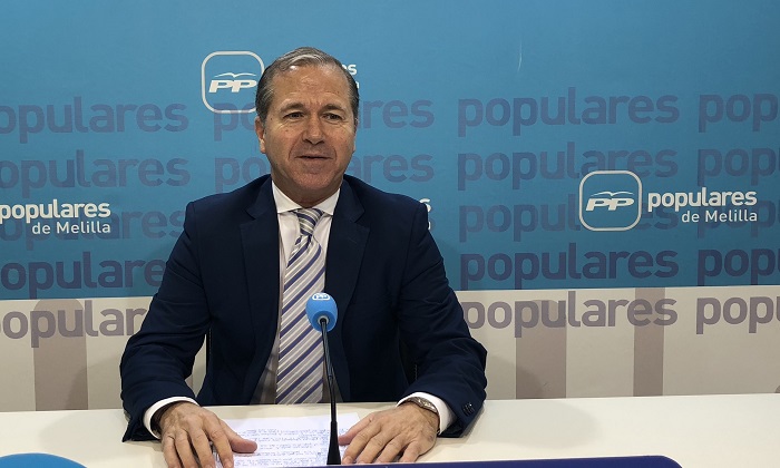 El secretario regional del PP de Melilla, Miguel Marín