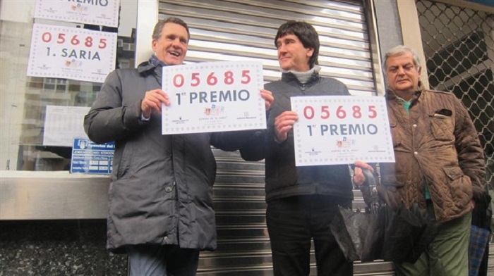 El primer premio del Sorteo Extraordinario de la lotería de Navidad ha sido vendido íntegramente en Bilbao