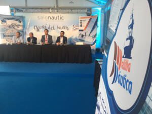 Imagen de la presentación llevada a cabo, el pasado año, en el Salón Náutico de Barcelona