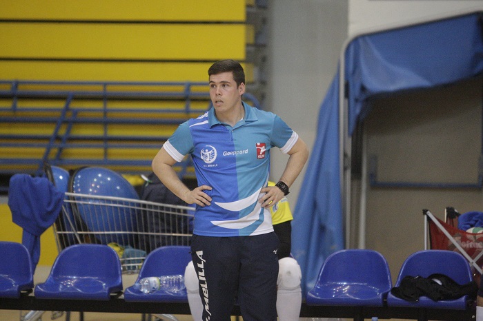 David Sánchez, entrenador del Club Voleibol Melilla