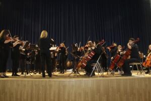 Una de las exhibiciones del Conservatorio de Música de Melilla en el teatro Kursaal