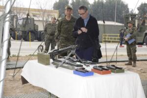 El almacenamiento del armamento de la ULOG 24