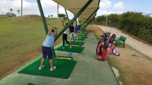 La actividad sigue a pleno ritmo en el Campo de Golf, como se puede apreciar en la imagen