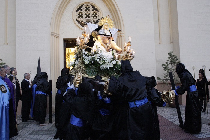 La Virgen María Santísima de la Piedad de la Cofradía Castrense estará restaurada el mes que viene