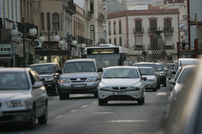 Imagen de tráfico en la Avenida Juan Carlos I