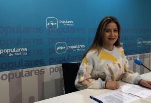 La senadora del PP por Melilla, Sofía Acedo