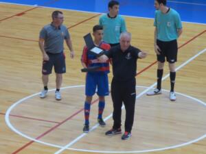 Yamal, el que fuera jugador de la U.D. Melilla, es uno de los ilustres futbolistas que participa en la Liga de Veteranos