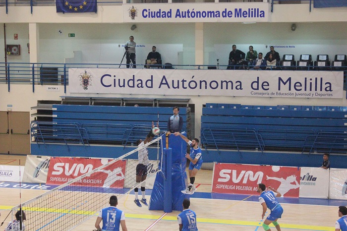El joven jugador melillense, de tan solo 20 años de edad, tuvo una gran aportación en ataque para el Club Voleibol Melilla