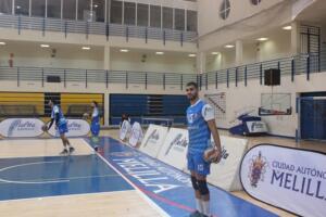 Fran Iribarne, jugador del Club Voleibol Melilla