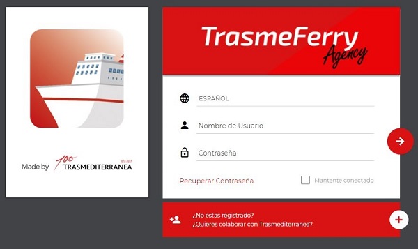 ‘TrasmeFerry Agency’ es la plataforma que permite gestionar las ventas de billetes de forma más fácil