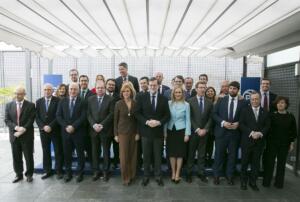 Imbroda acudió ayer a Madrid al encuentro de la plana mayor del PP, un encuentro de primer nivel político nacional
