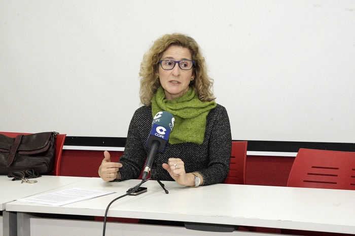 La vicesecretaria general de UGT Melilla, Concha López Carrillo