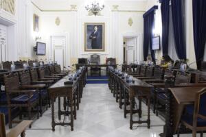 Salón de Plenos del Palacio de la Asamblea de Melilla