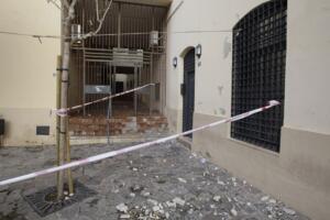 El edificio donde cayó un rayo el jueves está situado en Melilla La Vieja