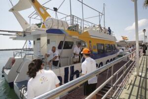 El barco golondrina ofrecerá su servicio de transporte marítimo durante la Semana Náutica del 11 al 14 de agosto