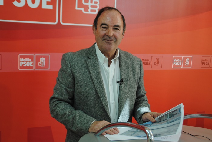 Francisco Vizcaíno, diputado del grupo socialista en la Asamblea de Melilla