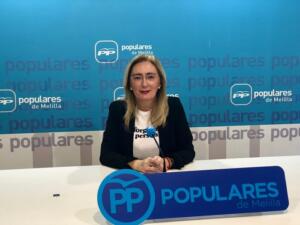 La diputada nacional por Melilla, María del Carmen Dueñas