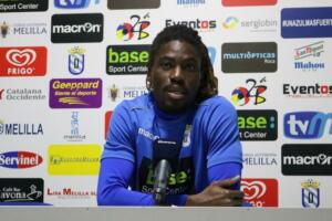 Richard Boateng, jugador de la U.D. Melilla