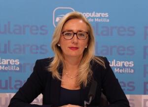 La diputada del PP por Melilla, María del Carmen Dueñas