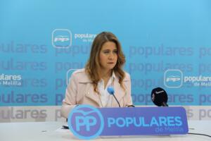 La senadora del PP por Melilla, Sofía Acedo