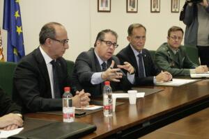 El director general de Tráfico aprovechó su visita a Melilla para mantener una reunión de trabajo en la Delegación del Gobierno. También fue recibido por Imbroda