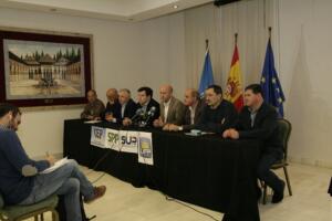 José Antonio Rodríguez (SPP), Serafín Giraldo (UFP), Mateo Cuadrado (CEP), Alfonso Gálvez (SPP), Ramón Cossío (SUP), José Canales, Antonio Gª Guillén (UFP) y Jesús Ruiz Barranco (SUP)