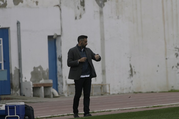 Manolo Herrero, entrenador de la U.D. Melilla