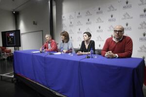 Los organizadores de la Semana de Cine con Fadela Mohatar