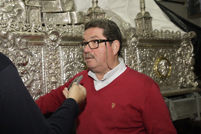 Gregorio Castillo, presidente de la Agrupación de Cofradías