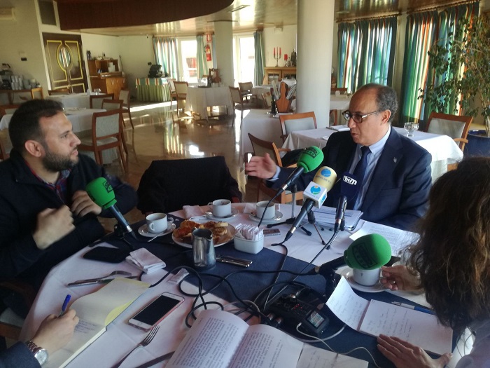 Abdelmalik El Barkani, en la entrevista concedida ayer a Onda Cero