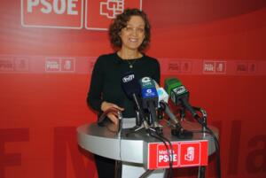 La secretaria general del PSOE de Melilla, Gloria Rojas