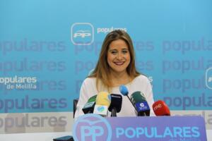 La senadora del PP por Melilla, Sofía Acedo