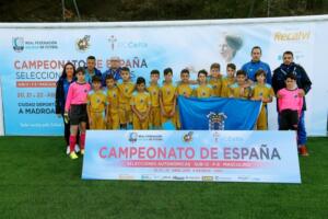 Integrantes de la Selección Melillense Alevín
