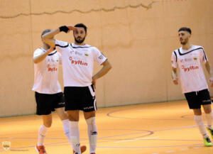 Celebración de un gol del conjunto granadino