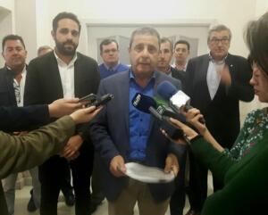 Miembros destacados de la Plataforma de Empresarios de Melilla