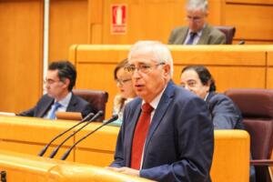 Imbroda, en su intervención en el Senado