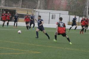 Amin consiguió el primer gol de los melillenses en la segunda parte