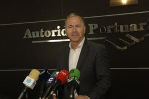 El presidente de la Autoridad Portuaria, Miguel Marín