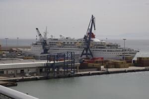 Imagen de uno de los cruceros que estuvo en la Ciudad de Melilla