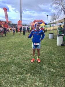 Edu Calderay, tras finalizar la prueba