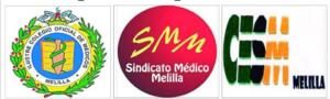 Los logotipos del Colegio de Médicos, y el Sindicato de Médicos, a lo que suma las críticas del INGESA en su misma línea en la mayoría de los aspectos