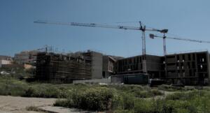 Imagen actual de las obras del Instituto de Enseñanza Jardín Valenciano