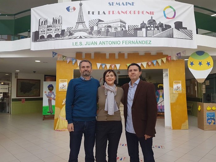 Los tres profesores melillenses del Juan Antonio Fernández