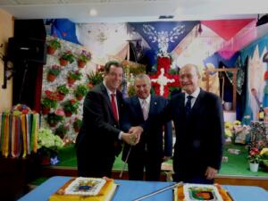 El alcalde de Málaga, Francisco de la Torre, y el consejero de Educación, Antonio Miranda