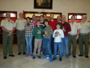 Foto de familia de todos los premiados en el Torneo DIFAS 2018