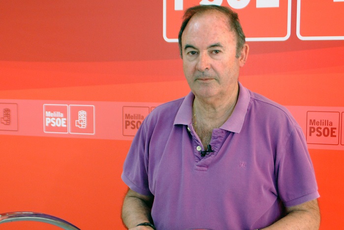 El dirigente del PSOE en Melilla, Francisco Vizcaíno