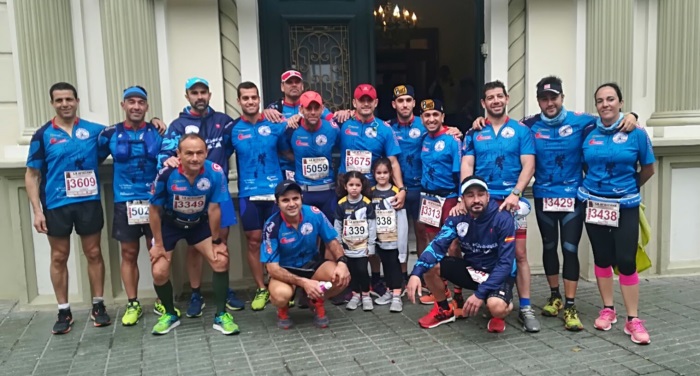 Grupo de corredores del Club Trail Running Melilla